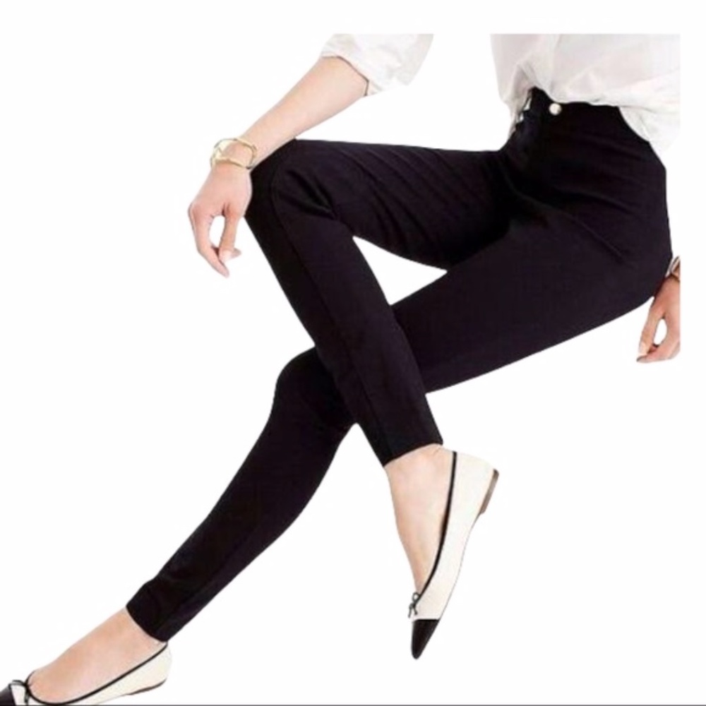 NWT J.CREW Pixie Snap-Front Jodhpur Pants in Black Size 12 Regular - Picture 3 of 12